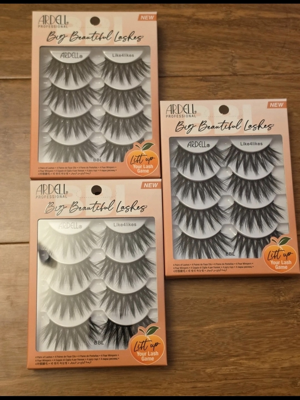 Ardell Professional Big Beautiful Lashes BBL 3 Boxes